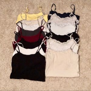 14 Aerie and Aeropostale Camisoles